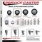 Service Caster 35 Inch Black Polyurethane 12 MM Threaded Stem Caster with Brake SCC-TS20S3514-PPUB-BLK-PLB-M1215 - alternate 3